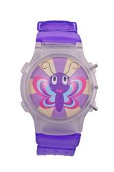 Streamline Kids Butterfly Flip Top Watch