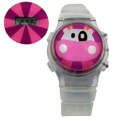 Streamline Kids Cow Flip Top Watch