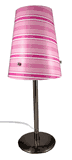 Streamline Modish Decor Pink Candy Stripe Desk Lamp