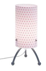 Streamline Modish Decor Pink Dots Tri-Leg Lamp