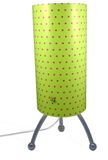 Streamline Modish Decor Pink on Green Dots Tri-Leg Lamp