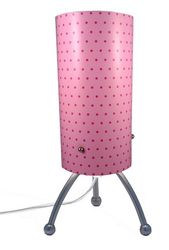 Streamline Modish Decor Pink on Pink Dots Tri-Leg Lamp