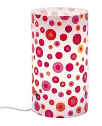 Streamline Modish Decor White Circles Floor Lamp