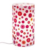 Streamline Modish Decor White Circles Floor Lamp