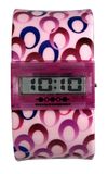Streamline Pink Drops Time Bangle Watch