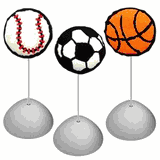 Streamline Sports Photo Clip Stands - Baseball, Basketball and Soccer