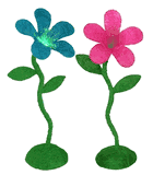 Streamline Teardrop Petal Fiber Optic Fantasy Flowers