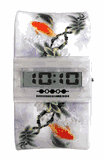 Streamline Underwater Koi Time Bangle Watch