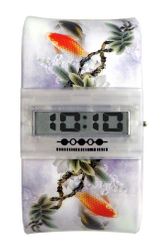 Streamline Underwater Koi Time Bangle Watch