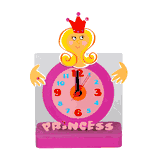 Tatiri Princess Table Clock