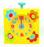 Tatiri Square Yellow Flower Alarm Clock