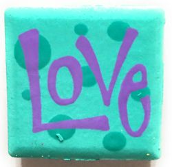 EachanOriginal Tile Magnet Love