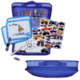 Transportation Magnetic Travel Art Set Lap Desk by Pecoware