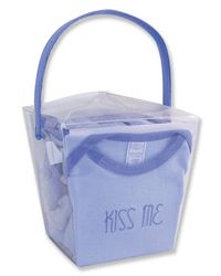 Trend Lab Baby Kiss Me Blue or Pink Fortune Gift Set