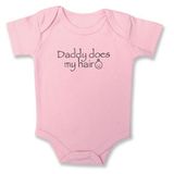 Trend Lab Daddy Does My Hair Baby Message Bodysuit