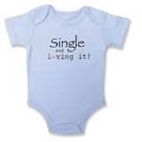 Trend Lab Single and Loving It! Baby Onesie