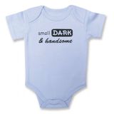 Trend Lab Small Dark and Handsome Baby Onesie