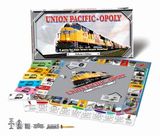 Union Pacific-Opoly Train Family Board Game by Late for the Sky