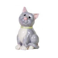Waxcessories Ceramic Grey Kitty Bank