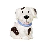 Waxcessories Ceramic White Puppy Bank