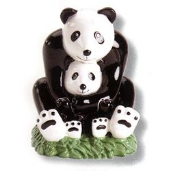 Waxcessories Save a Hug Panda Bears Ceramic Bank