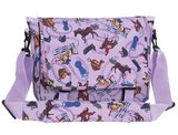 Wildkin Girls English Horse Riding (Purple) Messenger Bag