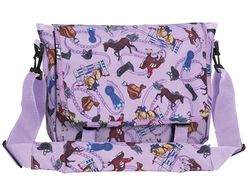 Wildkin Girls English Horse Riding (Purple) Messenger Bag