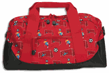 Wildkin Girls Soccer Themed Duffel Bag