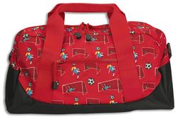 Wildkin Girls Soccer Themed Duffel Bag