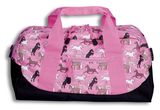 Wildkin Horses in Pink Kids Duffel Bag