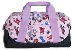 Wildkin Kids English Horse Riding Duffel Bag (purple)