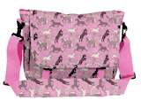 Wildkin Kids Pink Horses Messenger Bag