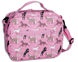 Wildkin Kids Pink Horses Themed Lunch Bag