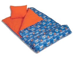 Wildkins Boys Trains, Planes and Boats Sleeping Bag