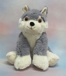 Wolf 15" Sitting Plush Animal