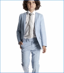 Appaman, 2-Piece Mod Suit in Light Blue