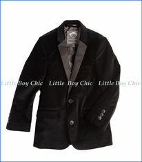Appaman, Blazer in Black Velvet
