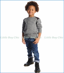 Appaman, Skillman Sweater in Grey Heather