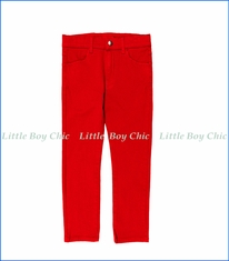 Appaman, Skinny Twill Pants in Racing Red