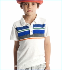 Appaman, Walsh Slub Polo in Cloud Dancer