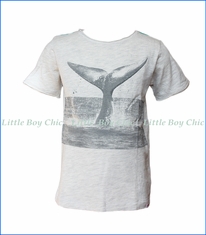 Appaman, Whale of a Tail T-Shirt in Cloud Heather