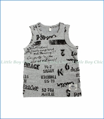 Bit'z Kids, Word Tank Top in Grey