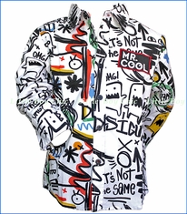 Desigual, Garabato Shirt in White