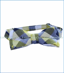 Fore!!, Flannel Plaid Bow Tie in Yellow