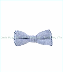 Fore!! , Linen Bow Tie in Blue