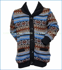 Fore!! , Norwegian Cardigan in Multicolored