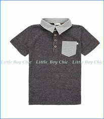 Fore!! , S/S Slub Polo Shirt in Grey