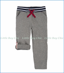 パンツ FRENCH TERRY XLACE HALFPANTS Hatley, French Terry Roll Up Pants in Grey