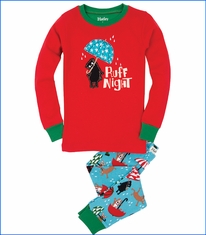Hatley, Ruff Night Pajama Set in Red