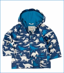 Hatley, Silhouette Dinos Raincoat in Blue